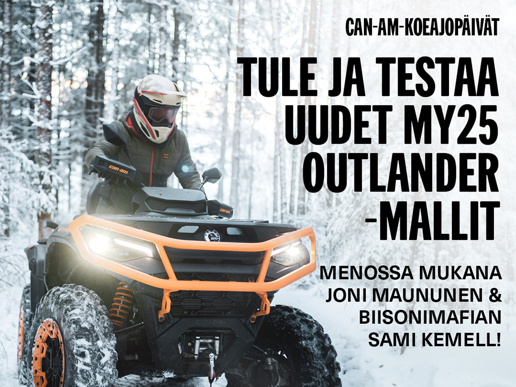 Can-Am koeajopäivät Oulu Raahe Ylivieska